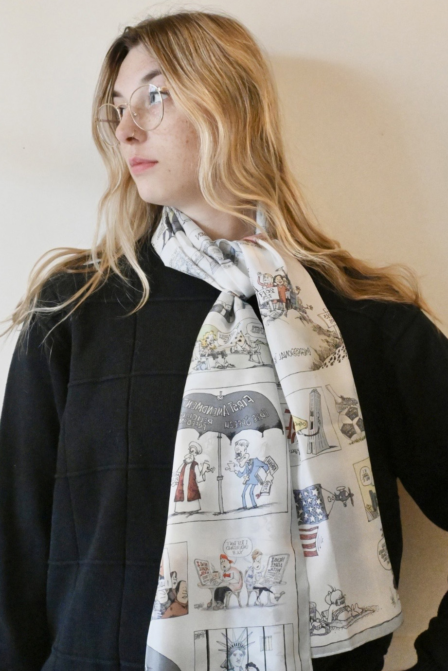 Tooned In Scarf by Sewn for Good